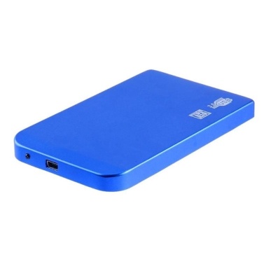 2.5in USB3.0 SATA SSD HDD Hard Drive Box 5Gbps 3TB USB3.0 SATA Portable Hard Drive Box (Blue)