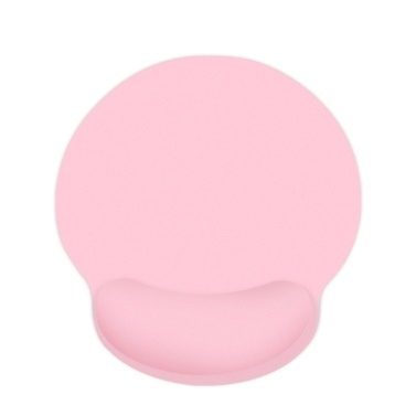 Anti-slip Office Gaming Mouse Pad with Memory Foam Wrist Pad Smooth Movement Accurate Positioning for PC Laptop Pink