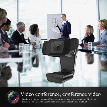 1080P Weitwinkel-HD-Webcam 30 fps Autofokus-Webkamera Rauschunterdrückung MIC-Laptop-Kamera USB-Plug & Play mit 1,5 m Verlängerungskabel