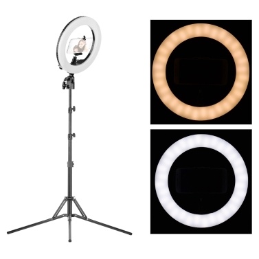 10 Inch LED Ring Light Studio Video Lamp Dimmable 3200-5500K