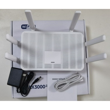 Wifi Routers for Wireless Internet WiFi6 3000Mbps Dual-Band Router 5.8GHz Gigabit Wireless Internet Home/Office Router Mobile Hotspot