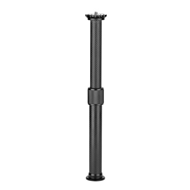 Universal Carbon Fiber Tripod Extension Pole 2-section Extendable Rod Max. Height 32cm/12.6in with 1/4 Inch Screw for Tripod Monopod