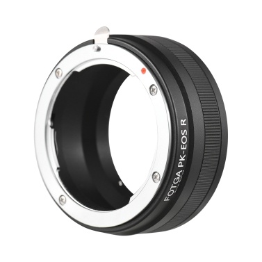 FOTGA High Precision Manual Lens Mount Adapter Ring Aluminum Alloy for Pentax K-Mount Lens to for Canon EOS RF-Mount Mirrorless Cameras