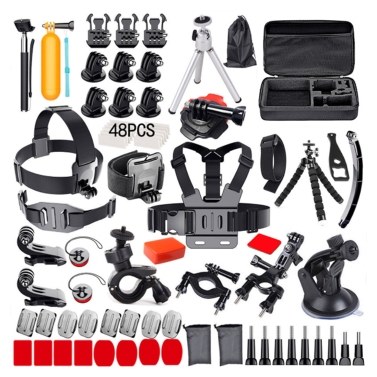 120-in-1 Action Camera Accessories Kit Sports Camera Accessories Set with Carrying Case Replacement for GoPro/SJCAM/Insta360 and Other Brand Action Cameras