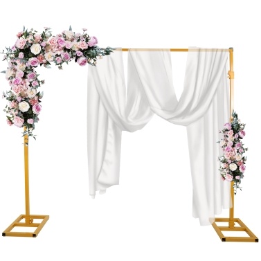 Heavy Duty Backdrop Stand Bracket 10x10ft Adjustable Photo Video Studio Backdrop Stand for Photography Outdoor Wedding Brithday Party Decoration Stand