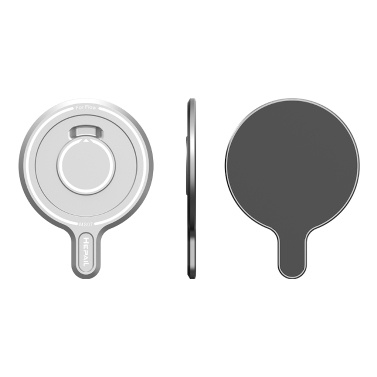 HEPAIL MS08 Portable Magnetic Phone Mount Phone Holder Aluminum Alloy for Insta360 Flow Stabilizer Compatible with iPhone 15/14/13/12