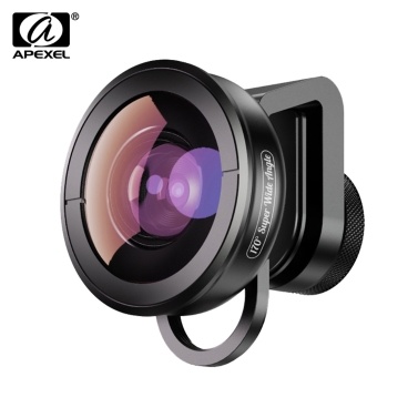 APEXEL APL-HD5SW 170° Super Wide Angle Lens for Dual Lens / Single Lens Smartphone for iPhone Pixel Samsung Galaxy Huawei Smartphones