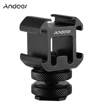 Andoer 3 Cold Shoe Mount Adapter