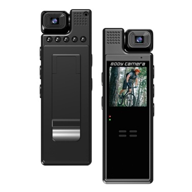 4K UHD Mini Body Camera with Audio and Video Recording 180°Lens Rotatable 6 Hour Battery Life WiFi Video Camera