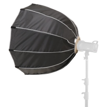 120cm/47inch Quick Release Parabolic Softbox Foldable Softbox with Bowen Mount Honeycomb Grid