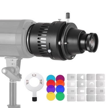 Bowens Mount Optical Snoot Conical Focalize Condenser Art Special Effects Shaped Beam Light Cylinder