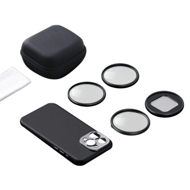 67mm Phone Lens Filter Kit Including CPL Filter + Astral Filter + Black Mist Filter + 67mm Magnetic Adapter Ring + Phone Case Replacement for iPhone 15 Pro Max