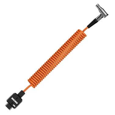 ZGCINE DT-LM D-TAP to LEMO 2Pin Male Power Cable 60cm Stretchable Length Replacement for Select RED ARRI Sony Camera