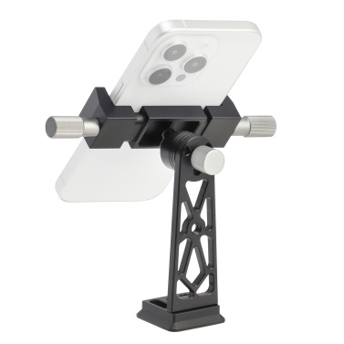 Multi-functional Phone Tripod Mount Phone Holder Metal Phone Clamp Aluminum Alloy 360° Rotatable Replacement for iPhone 15/14/13/12/11 Vlog Selfie Live Streaming Video Recording