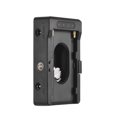 NP-F Battery Charger Battery Adapter Plate with DC12V DC8V USB-C 30W PD Output Cold Shoe Adapter