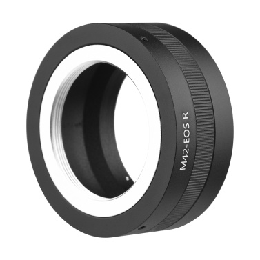 Manual Lens Mount Adapter Ring Aluminum Alloy for M42-Mount Lens to Canon EOS R/RP/Ra/R5/R6 RF-Mount Mirrorless Camera