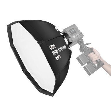 YnBox 55K 55cm/22in Octagon Photography Softbox with Bowens Mount Removeable Diffuser Carrying Bag