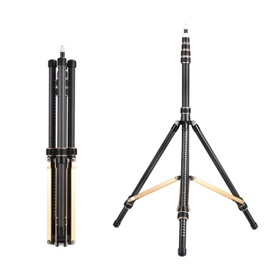 252cm/99in Adjustable Tripod Stand Video Light Stand Carbon Fiber