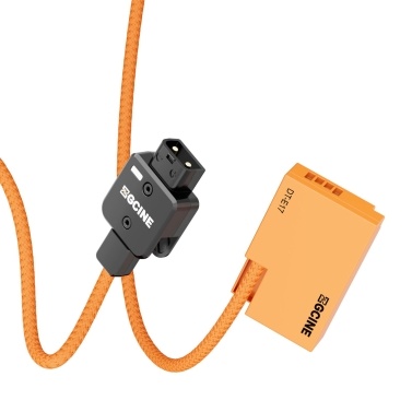ZGCINE LP-E17 Dummy Battery with D-Tap Connector Power Cable 60cm Long D-Tap to LP-E17 Dummy Battery Replacement for Canon EOS RP R50 R10 M3 M5 M10 M50 M100 M6 Mark II Rebel T6i T6s T7i Cameras