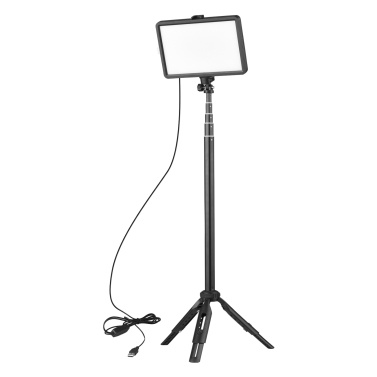 USB LED Video Light Kit Video Conference Lighting with 1 * LED Fill Light 3200K-5600K Dimmable + 1 * Extendable Tripod + 8 * Color Filters for Live Streaming Video Recording Online Meeting Teaching