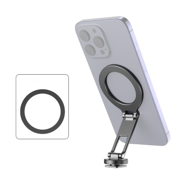 Foldable Magnetic Phone Mount Phone Holder Phone Tripod Mount with Cold Shoe Adapter 1/4 Inch Thread Replacement for iPhone 15/14/13/12 Series and More
