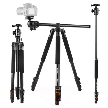 Andoer TTT-004 200cm/78.7 Inch Aluminum Alloy Camera Tripod