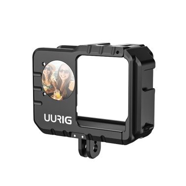 UURIG Sports Camera Video Cage with Dual Cold Shoe Mounts