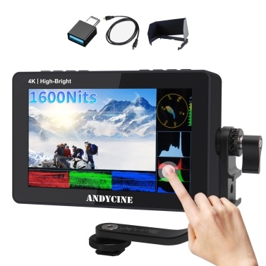 ANDYCINE A6 II 5.5 Inch DSLR Camera Field Monitor Touch Control Director Video Monitor