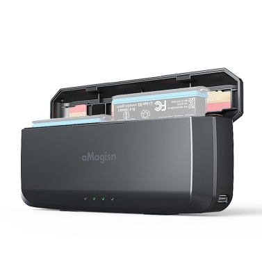 aMagisn AD15 2-slot Power Bank 20W Battery Box Battery Charger