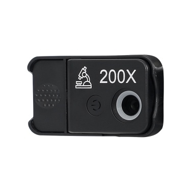 C-927 200X Mobile Phone Microscope Lens with LED/ UV Lights Built-in CPL Filter Phone Micro Lens with Universal Phone Clip Replacement for iPhone 15/14/13/12 Android Phone