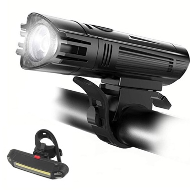 HJ-057 USB Rechargeable Bicycle Lamp Mountain Bike Night Ride Warning Light