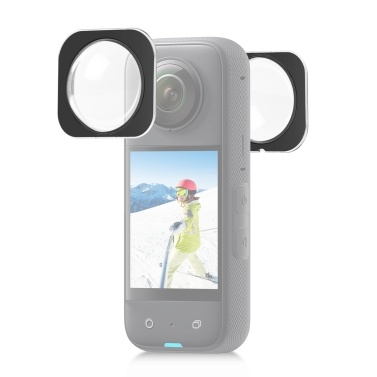 2pcs Panoramic Camera Lens Guards Lens Protective Cover Lens Protector Compatible with Insta360 X3 Camera