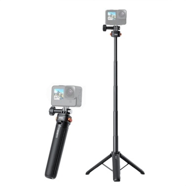 VRIG AC04 Extendable Selfie Stick Tripod Stand with Magnetic Quick Release Mounting Head