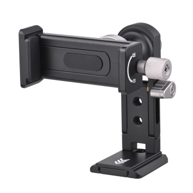 Andoer SJ-04 Phone Clip Cellphone Holder Clamp Desktop Stand Aluminum Alloy 720° Rotation