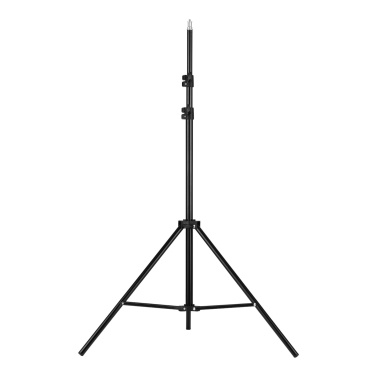 Adjustable Metal Tripod Light Stand Max. Height 2M/6.6ft with 1/4 Inch Screw for Photography Studio LED Video Light Umbrella Ring Light