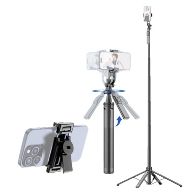 4-Leg Extendable Selfie Stick Tripod for Phone