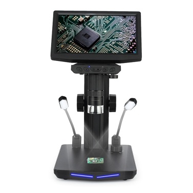 W7-A 7.0 Inch Desktop Digital Microscope for Adults with Adjustable Stand 32GB TF Card