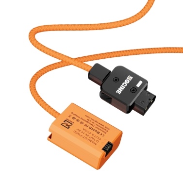 ZGCINE NP-FW50 Dummy Battery with D-Tap Connector Power Cable 60cm Long D-Tap to NP-FW50 Replacement for Sony A7/ A7M2/ A7R2/ A7S2/ A6000/ A6300/A6500/ A5000/ A5100 Cameras