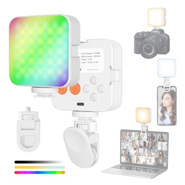 XJ75 RGB Pocket Photography Light Video Conference LED Fill Light
