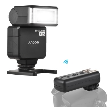 Andoer A35 Universal On Camera Flash Electronic Speedlite