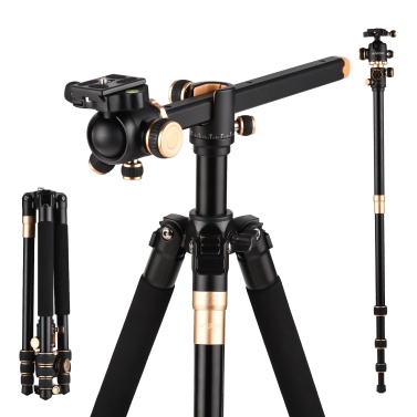 Andoer 184cm/72.4in Photography Tripod Horizontal Camera Tripod Stand Monopod