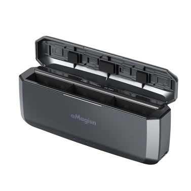 aMagisn AC11 3-slot Power Bank 20W Battery Box Battery Charger