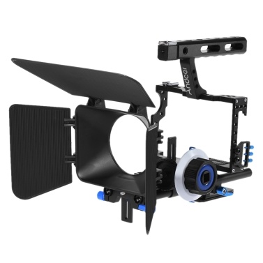 Andoer C500 Aluminum Alloy Camera Camcorder Video Cage Rig Kit