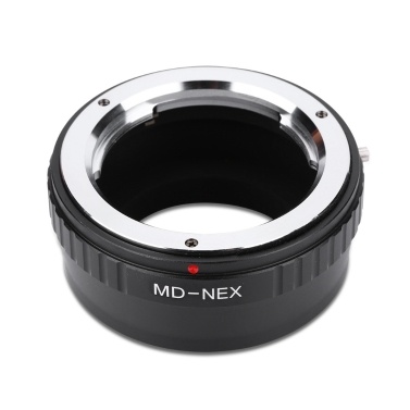 MD-NEX Metal Lens Mount Adapter Ring Manual Focus Compatible with Canon MD-Mount Lens to Sony NEX Mount Mirrorless Cameras