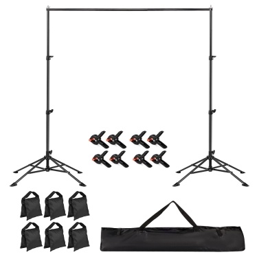 Andoer 2x3 Meters/6.6x10ft Studio Photography Backdrop Stand