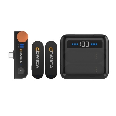 COMICA Vimo S-UC Wireless Microphone System with 1 Receiver and 2 Microphones