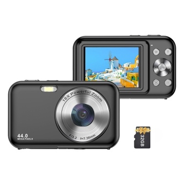 Portable 1080P Digital Camera with 32GB Memory Card