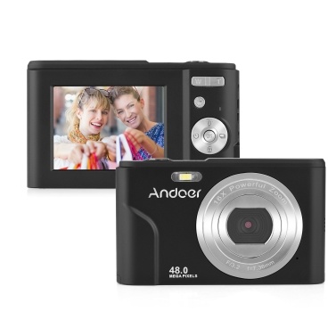 Andoer Portable Digital Camera 48MP 1080P 2.4inch IPS Screen