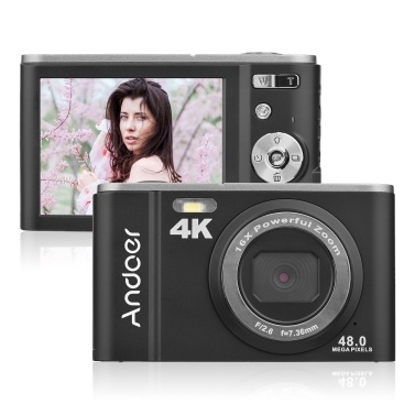Andoer Portable 48MP 4K Digital Camera 2.8inch IPS Screen