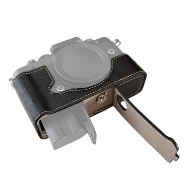 Portable Camera Protective Case Retro Style Camera Case Carry Bag Opening Bottom Design with Shoulder Strap Replacement for Nikon Zf/ Z f Camera